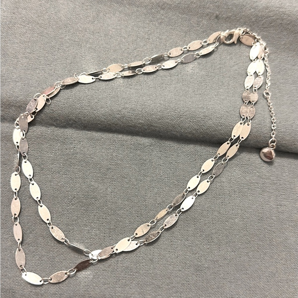 Silver-tone choker! Nickel Free